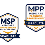 Medicare Planning Professional and Medicare Supplement Professional graduate badges